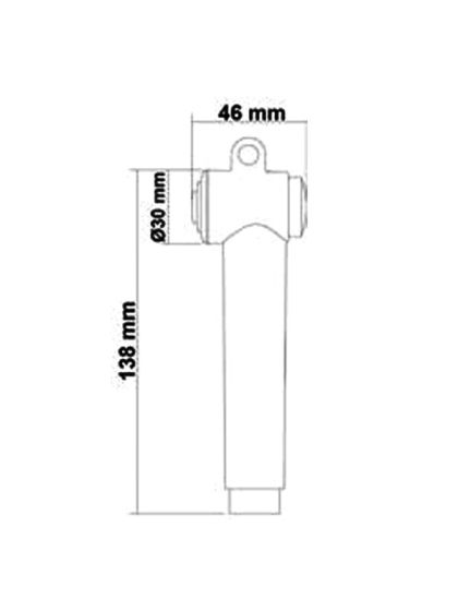 Doccia senza tubo a pulsante