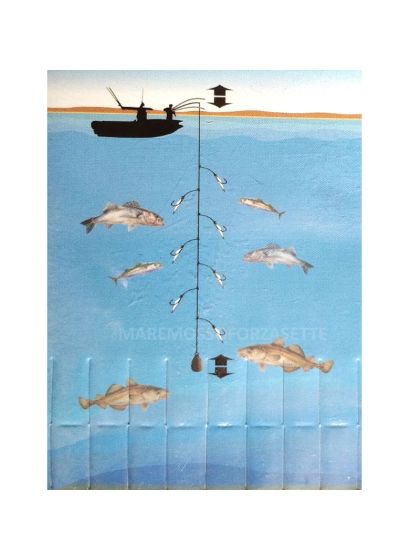 Raglout Mitraillette Calamento pesca Nacre Assortiti