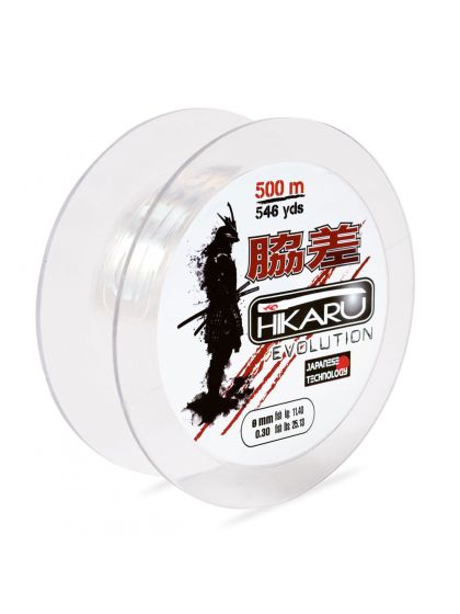 Monofilo Hikaru bobine 500 mt  Trasparente da Ø 0,20 a Ø 0,60 mm