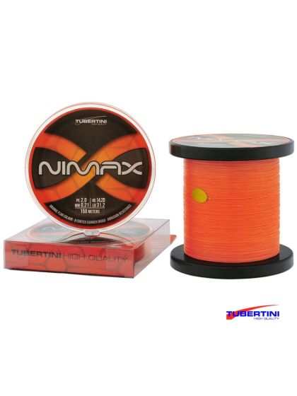 Trecciato Tubertini Nimax 150 metri da Ø 0,13 mm a Ø 0,30 mm