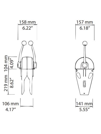 Comando Ultraflex B104 Bileva per due motori Barca
