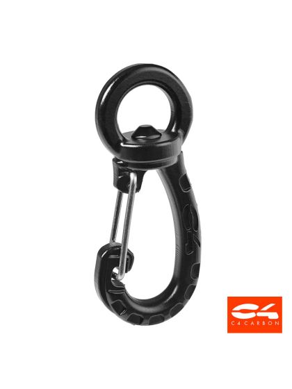 Moschettone in Nylon C4 con girella mm 80