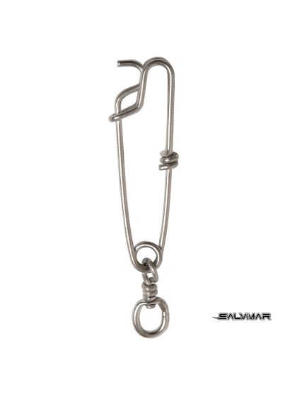 Moschettone con girella Salvimar 100 mm filo Ø 3,0 mm max 150 Kg