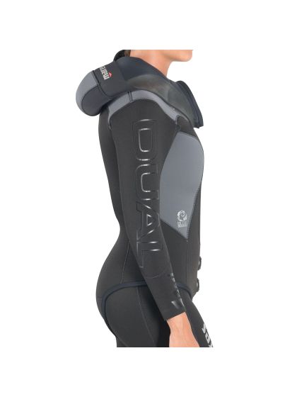 Muta Mares Dual neoprene 5 mm Donna colore Nera-Grigia