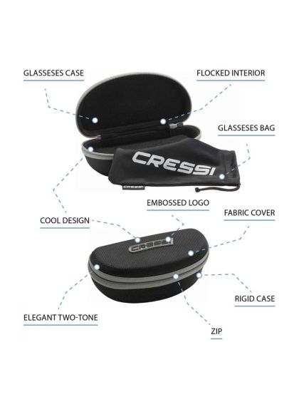 Occhiali Polarizzati Cressi Sub NINJA Galleggianti Grigio