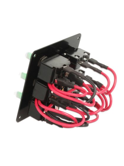 Pannello elettrico 3 interruttori mm 100x90 IP64