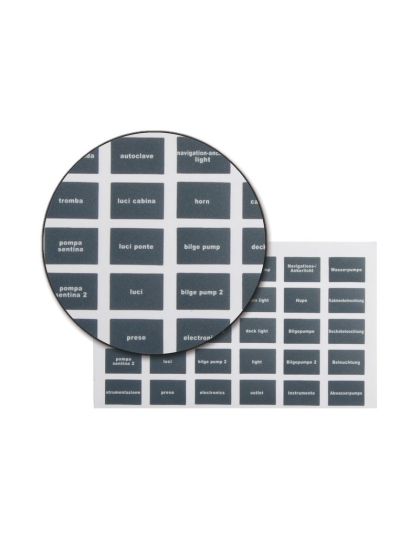 Pannello Elettrico per Barca 7 Interruttori Orizzontale