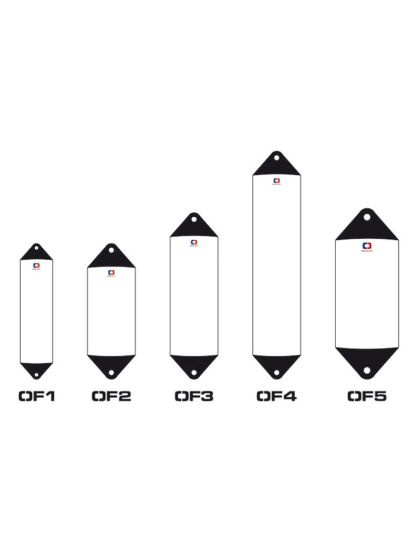 Parabordo Osculati Heavy Duty in PVC con anelli