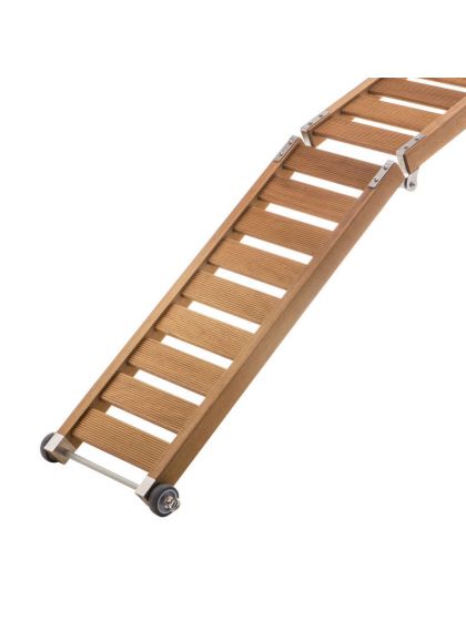 Passerella per barca pieghevole in Legno Iroko cm 200
