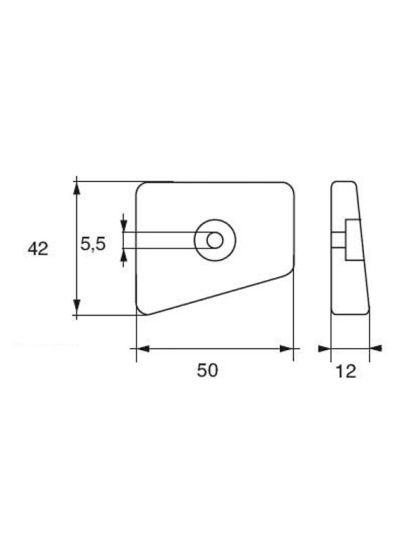 Anodo in zinco per fuoribordo Johnson Evinrude 434029