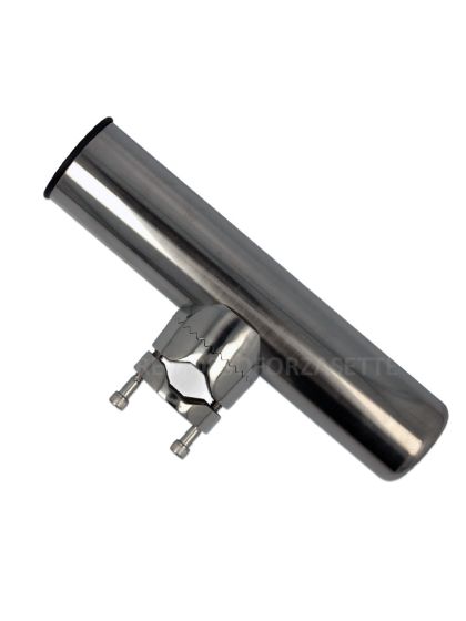 Portacanna Per Barca in Acciao Inox Per T-Top e Roll Bar