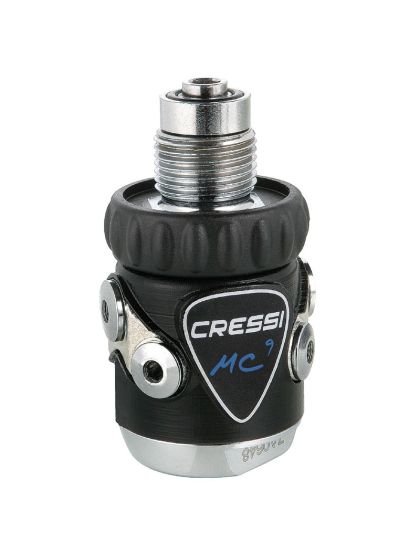 Erogatore Cressi Sub MC9 XS Compact Nero DIN 300 con Octopus