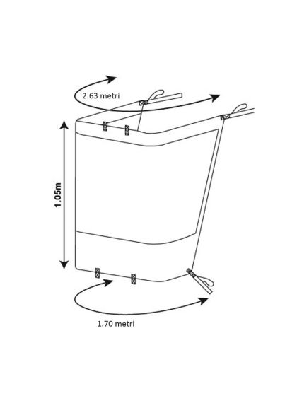 Protezione per T-TOP Anti spruzzi metri 2,63x1,05