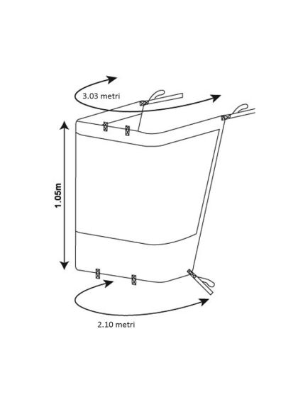 Protezione per T-TOP Anti spruzzi metri 3,00x1,05