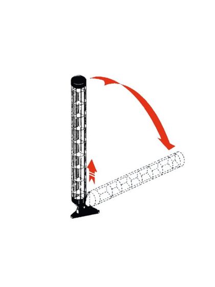Riflettore radar supercompact con base
