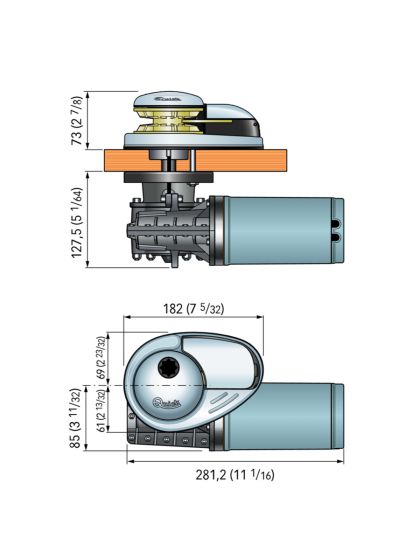 Salpa Ancora Quick Prince DP1 500 Catena 6mm 500w Kit Installazione