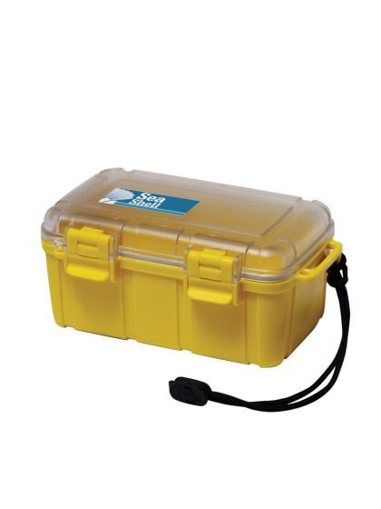 Scatola stagna Lalizas Sea Shell cm 18x12x7,5 Giallo