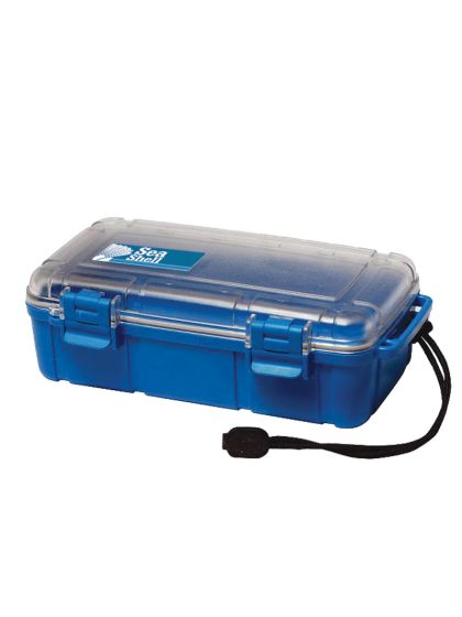 Scatola stagna Lalizas Sea Shell cm 22x13x7,0 Blu