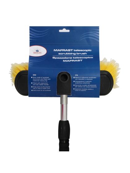 Spazzolone Mafrast pulizia barca telescopico 150cm  in alluminio