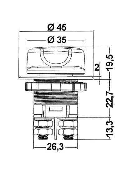 Mini Staccabatteria Compact 100 A Ø 45 mm