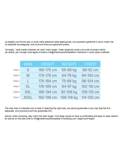 Pantalone muta Seac Sub Gannet 5mm Size 3-Medium *Fine serie*