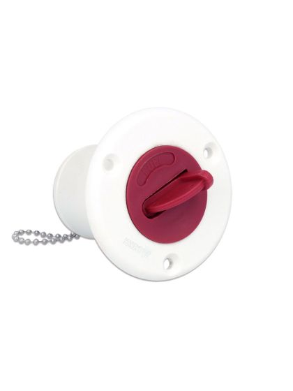 Tappo imbarco CE in nylon per Diesel per tubo Ø 50mm ROSSO