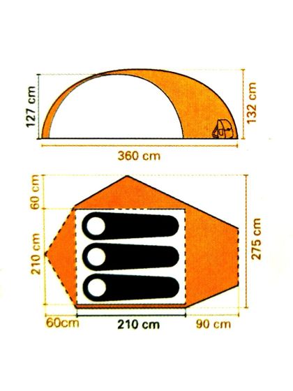 Tenda Coleman Celsius 3 posti