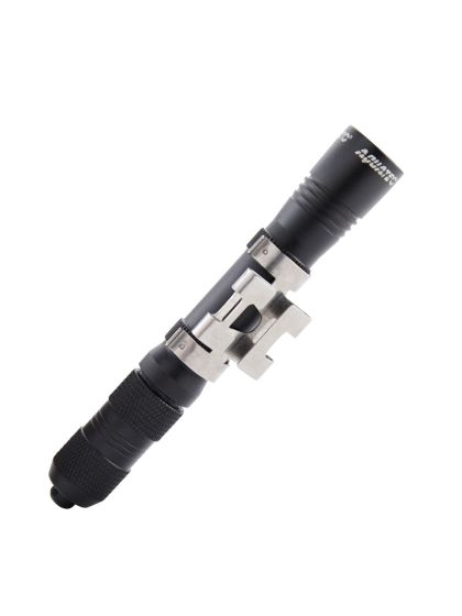 Mini torcia Mask Led in alluminio con pulsante