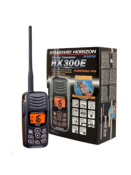 VHF portatile Standard Horizon HX300E IPX8 Watt 5