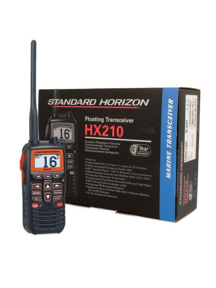 VHF portatile Standard Horizon HX210E IPX7 Watt 6