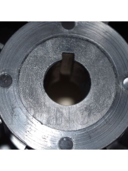 Volante barca timone inox a 5 razze cm 42