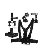 KIT 104 DAZZNE ACCESSORI PER ACTION CAMERA SPORT 6 PEZZI