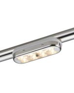 Plafoniera led in acciaio inox per fissaggio su tubo