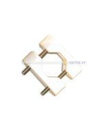 Morsetto in nylon per battagliole tubo max 25mm