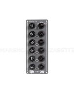 Mini pannello elettrico stagno 6 interruttori