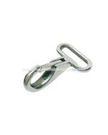 Moschettone inox con apertura per cinghie