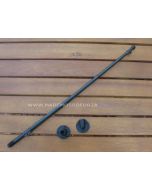 Asta per bandiera in plastica con basi 39cm