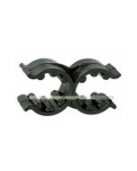 Supporto elastico doppio per tubi da 18mm a 25mm