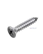 Vite autofilettante testa svasata taglio a croce inox AISI 316 DIN 7982