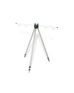 Cavalletto pesca cm 120 treppiede portacanne in alluminio