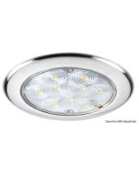 Plafoniera luce led senza incasso 12vdc inox lucido