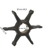 Girante Yamaha Mercury Ø 69,5 mm, 6 Pale 689-44352-02