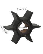 Girante Yamaha Ø 51,2 mm, 6 Pale 6L2-44352-00 -384