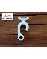 Clip porta parabordo in polyamide bianco