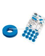 Confezione 12 pezzi occhielli in plastica per telo