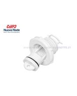 Scarico in mare in plastica con tappo imperdibile