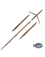 Asta australiana Inox Ø 6,5mm doppia aletta con pinne