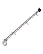 Asta portabandiera per fissaggio su tubi o corrimano