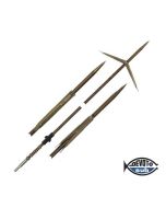 Asta inox tahitiana Ø 7mm doppia aletta per aria compressa