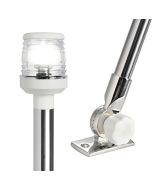 Luce di fonda 360° Asta abbattibile cm 60 Luce LED BIANCA